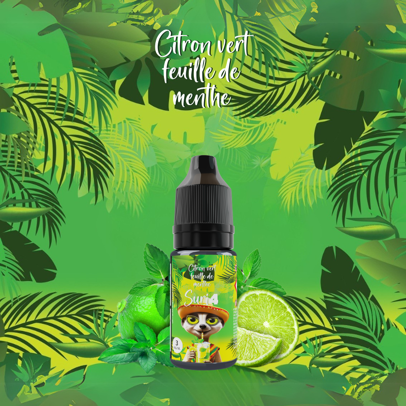 Citron vert, Feuille de menthe 10ml