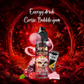 Energy drink, Cerise, Bubble gum