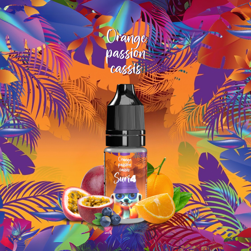 Orange, Passion, Cassis 10ml