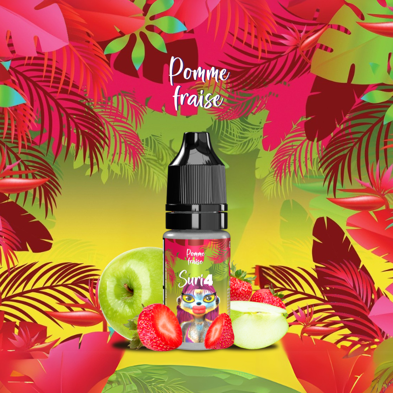 Pomme, Fraise 10ml